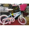 CHILD'S LITTLE BO-PEEP BIKE W/TRAINING WHEELS