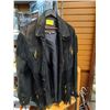 Image 1 : BLACK FRINGED BUCKSKIN COAT - SZ XL