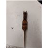 Image 2 : CARVED WOOD WOLF TOTEM BY JOE BECKER, LETTER OPENER MUSQUEAM TRIBE