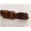 Image 3 : CARVED WOOD WOLF TOTEM BY JOE BECKER, LETTER OPENER MUSQUEAM TRIBE