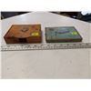 Image 1 : VINTAGE CARDBOARD HOLDER & A PLAYERS METAL CIGARETTE CASE