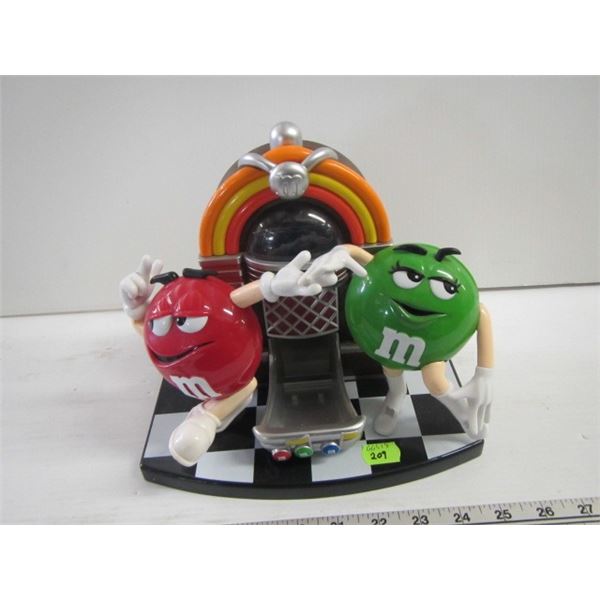 M&M JUTE BOX CANDY DISPENSER