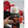 Image 3 : LOT OF BUDWEISER GLASSES, HATS, SPEAKERS AND BC LIONS FIGURINE