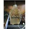 Image 3 : SMALL GOLD COLOURED BIRD CAGE, HORSE LAMP AND FLAT OF MISC