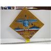 Image 1 : SUEDE PAINTING OF NATIVE WARRIOR