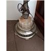 Image 2 : ANTIQUE POLE LAMP WITH METAL AND MARBLE BASE