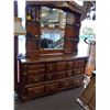 Image 2 : DRESSER WITH FREE STANDING MIRROR AND TWO END TABLES