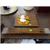 Image 1 : RETRO CHEESE BOARD WITH KNIFE AND ANTIQUE CRIB BOARD