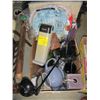Image 2 : BOX OF MISC CANDLES, LIGHTS ETC