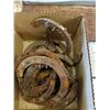 Image 2 : SMALL BOX OF HORSE SHOES