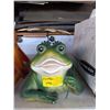 Image 1 : FROG DECORATION WITH METAL FLOWER