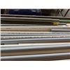 Image 3 : LOT OF IPEX WHITE AND GREY PIPE WITH BRACKETS ETC