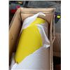 Image 2 : ONE ROLL OF YELLOW MAT MAGNETIC SIGNAGE
