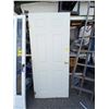 Image 1 : 34"X 77" WOOD AND METAL DOOR