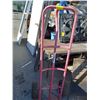 Image 2 : TWO WHEEL RED HAND TRUCK AND A 4 WHEEL CART