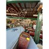 Image 2 : THREE HEAVY CERAMIC PLANTERS AND A METAL WELCOME SIGN