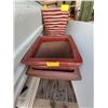 Image 3 : THREE HEAVY CERAMIC PLANTERS AND A METAL WELCOME SIGN