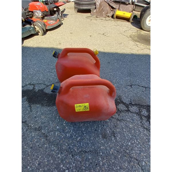 2 TWENTY LITRE JERRY CANS