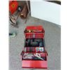 Image 2 : GREY SEARS CRAFTMANS TOOL BOX WITH MISC TOOLS