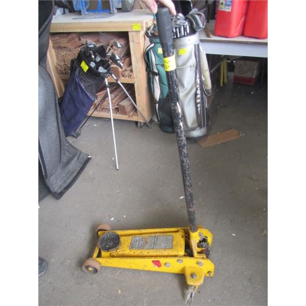 YELLOW 2.5 TON HYDRAULIC FLOOR JACK