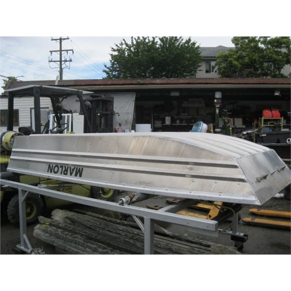 9'9" MARLON FLAT BOTTOM ALUMINUM BOAT