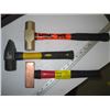 Image 1 : 3 MINI 3 LB SLEDGE HAMMERS