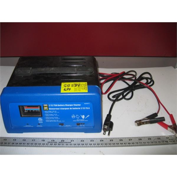 POWERFIST 2-12-75A BATTERY CHARGER/STARTER