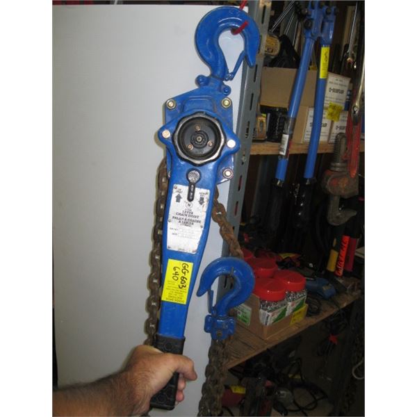 POWERFIST 2 TON LEVER CHAIN HOIST