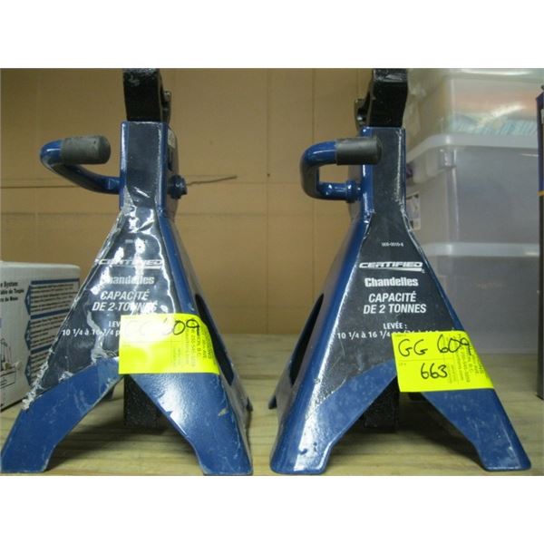 PR OF 2 TON JACK STANDS