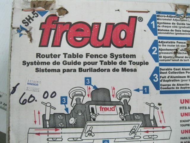 FREUD ROUTER TABLE FENCE SYSTEM