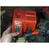 Image 2 : MILWAUKEE BAG WITH ASSORTED TOOLS AND CHARGERS