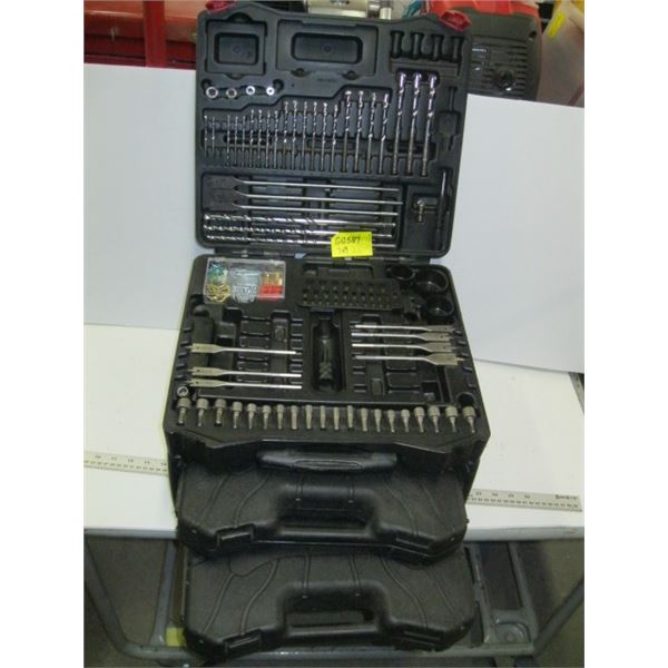 JOBMATE PLASTIC DRILL BIT KIT WITH SLIDE OUT DRAWERS