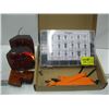 Image 1 : BOX OF NEW TRAILER LIGHTS AND 415 PCE AUTOMOTIVE INTERIOR PANEL CLIPS