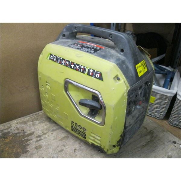 RADLEY 2500 WATT INVERTER GENERATOR. RUNS GOOD