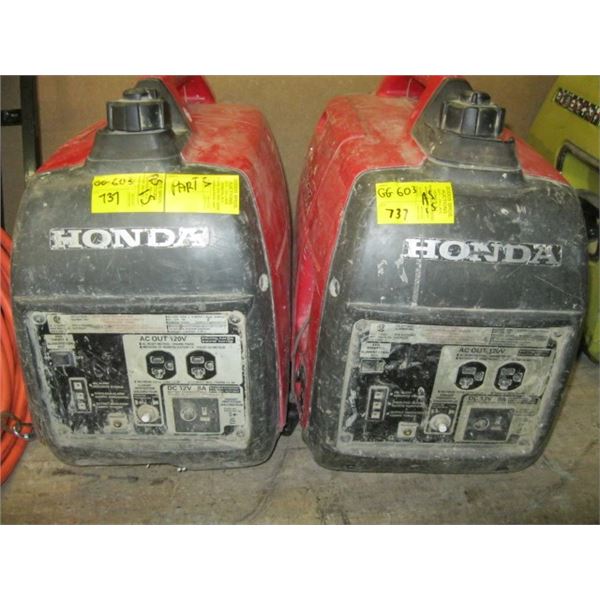 2 AS IS HONDA GENERATORS