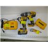 Image 1 : 2 DEWALT 20 VOLT MAX DRILLS WITH CHARGER AND BITS