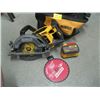 Image 1 : DEWALT FLEXBOLT BRUSHLESS 60 VOLT MAX SKILL SAW IN BAG WITH BATTERY AND EXTRA BLADE, NO CHARGER