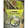 Image 1 : CRATE OF ASSORTED HAMMERS, ETC