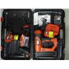 Image 1 : BLACK AND DECKER BATTERY OPERATED DRILL AND NAILER KIT