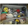 Image 2 : TOOL BOX WITH ASSORTED TOOLS ETC