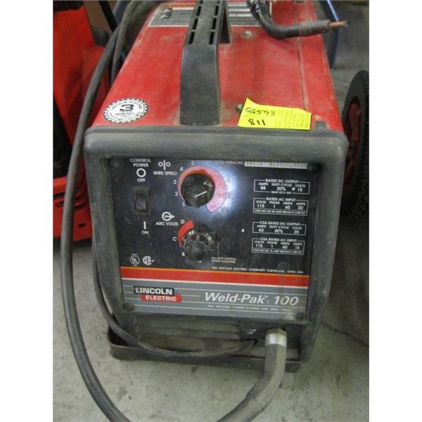 LINCOLN ELECTRIC WELD PACK WELDER