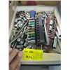 Image 1 : SMALL FLAT OF ASSORTED 1/4 RATCHETS AND SOCKETS