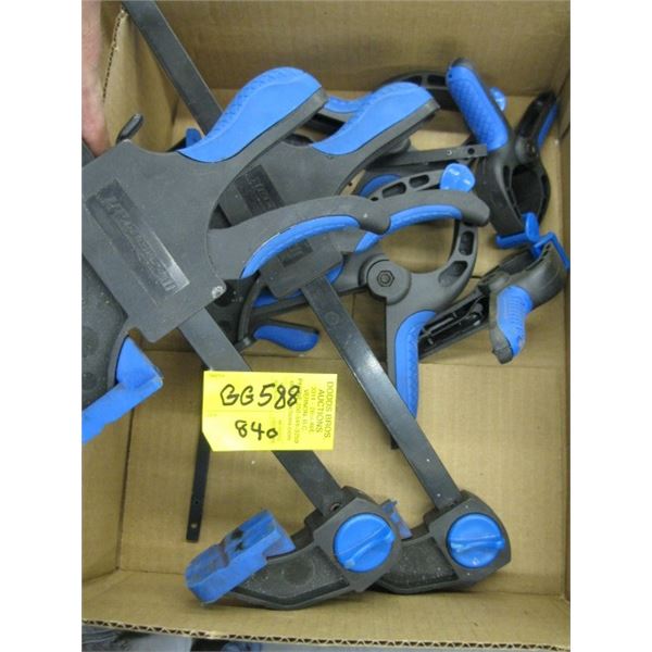 BOX OF MASTERCRAFT CLAMPS