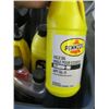 Image 3 : BOX OF ASSORTED ANTIFREEZE, AXLE OIL, CHAIN OIL ETC