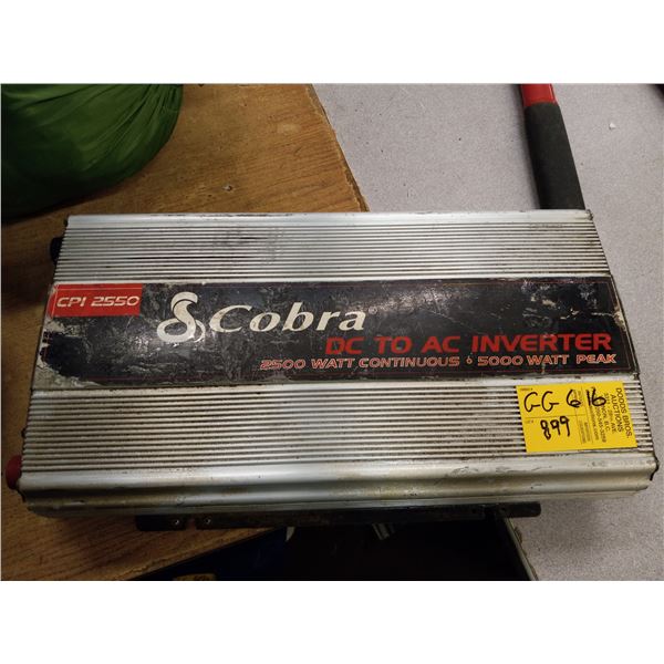 COBRA 2500 WATT CONTINUOUS DC TO AC CONVERTOR