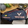 Image 1 : VICTOR RACKET BAG WITH TENNIS BALLS AND RACKETS