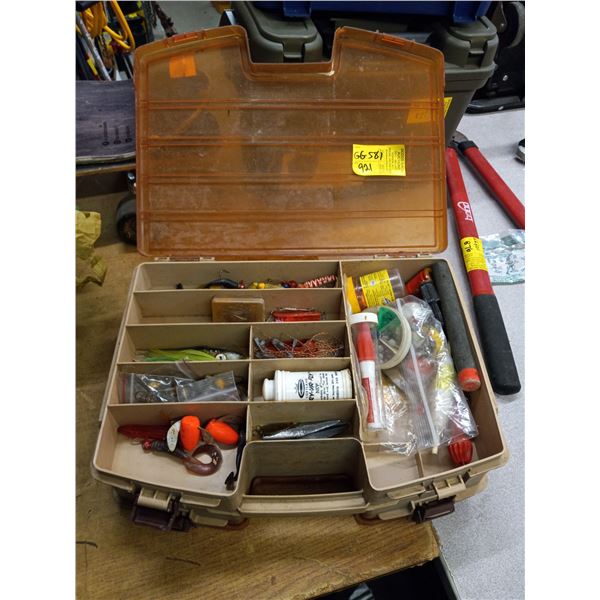 TACKLE BOX WITH MISC TACKLE