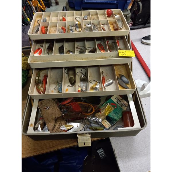 PLANO TACKLE BOX WITH CONTENTS