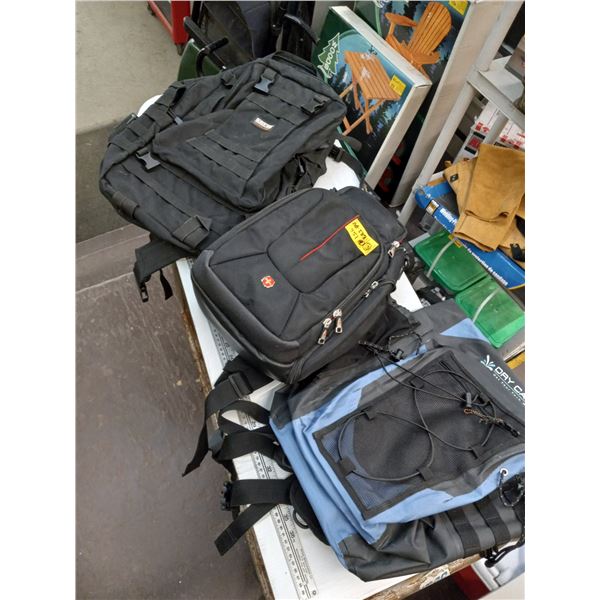 3 BACK PACKS