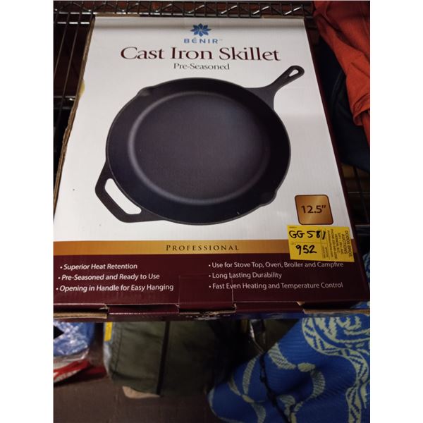 NEW BENIR CAST IRON SKILLET